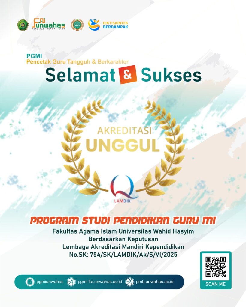 PGMI UNWAHAS Raih Akreditasi Unggul dari Lamdik dengan Skor 381
